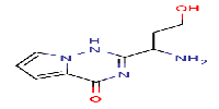 2-(1-amino-3-hydroxypropyl)-1H,4H-pyrrolo[2,1-f][1,2,4]triazin-4-oneͼƬ