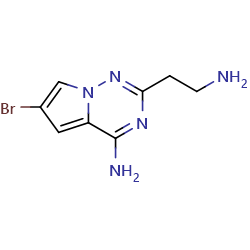 2-(2-aminoethyl)-6-bromopyrrolo[2,1-f][1,2,4]triazin-4-amineͼƬ