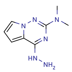 4-hydrazinyl-N,N-dimethylpyrrolo[2,1-f][1,2,4]triazin-2-amineͼƬ