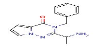 2-(1-aminoethyl)-3-benzyl-3H,4H-pyrrolo[2,1-f][1,2,4]triazin-4-oneͼƬ