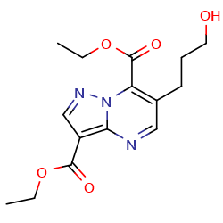 3,7-diethyl6-(3-hydroxypropyl)pyrazolo[1,5-a]pyrimidine-3,7-dicarboxylateͼƬ