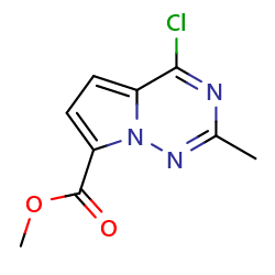 methyl4-chloro-2-methylpyrrolo[2,1-f][1,2,4]triazine-7-carboxylateͼƬ