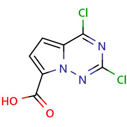 2,4-dichloropyrrolo[2,1-f][1,2,4]triazine-7-carboxylicacidͼƬ