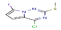4-chloro-7-iodo-2-(methylsulfanyl)pyrrolo[2,1-f][1,2,4]triazineͼƬ