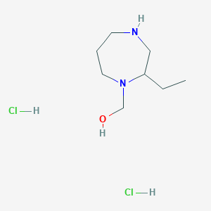 (2-Ethyl-1,4-diazepan-1-yl)methanoldihydrochlorideͼƬ