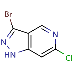 3-bromo-6-chloro-1H-pyrazolo[4,3-c]pyridineͼƬ