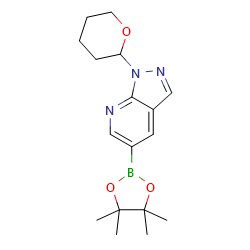 1-(oxan-2-yl)-5-(tetramethyl-1,3,2-dioxaborolan-2-yl)-1H-pyrazolo[3,4-b]pyridineͼƬ