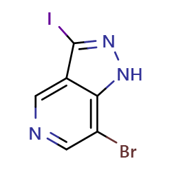7-bromo-3-iodo-1H-pyrazolo[4,3-c]pyridineͼƬ