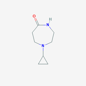 1-cyclopropyl-1,4-diazepan-5-oneͼƬ