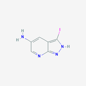 3-iodo-1H-pyrazolo[3,4-b]pyridin-5-amineͼƬ