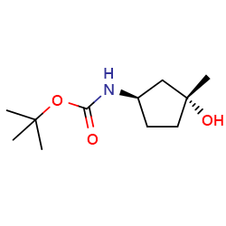 tert-butylN-[(1R,3R)-rel-3-hydroxy-3-methylcyclopentyl]carbamateͼƬ