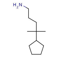 4-cyclopentyl-4-methylpentan-1-amineͼƬ