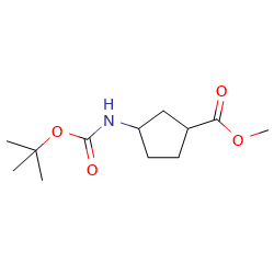 methyl3-{[(tert-butoxy)carbonyl]amino}cyclopentane-1-carboxylateͼƬ