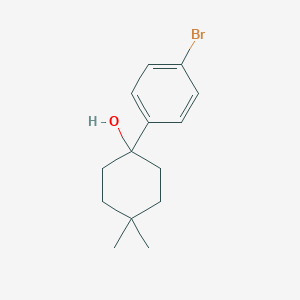 4-(4-Bromophenyl)-4-hydroxy-1,1-dimethylcyclohexaneͼƬ
