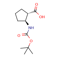 (1R,2R)-rel-2-[[(1,1-dimethylethoxy)carbonyl]amino]-CyclopentanecarboxylicacidͼƬ