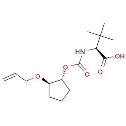 (2S)-3,3-dimethyl-2-[({[(1R,2R)-2-(prop-2-en-1-yloxy)cyclopentyl]oxy}carbonyl)amino]butanoicacidͼƬ
