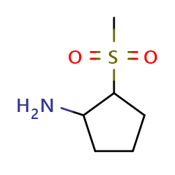 2-methanesulfonylcyclopentan-1-amineͼƬ