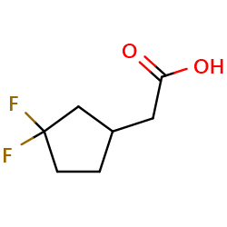 2-(3,3-difluorocyclopentyl)aceticacidͼƬ