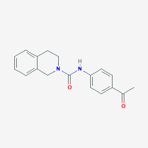 N-(4-Acetylphenyl)-1,2,3,4-tetrahydroisoquinoline-2-carboxamideͼƬ