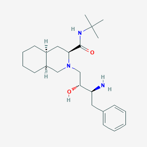 (3S,4aS,8aS)-2-[(2R,3S)-3-Amino-2-hydroxy-4-phenylbutyl]-N-(1,1-dimethylethyl)decahydro-3-isoquinolinecarboxamideͼƬ