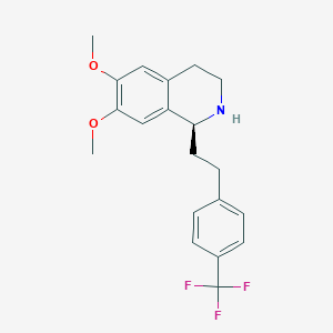 (S)-6,7-Dimethoxy-1-(4-(trifluoromethyl)phenethyl)-1,2,3,4-tetrahydroisoquinolineͼƬ