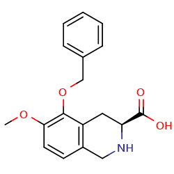 (3S)-5-(benzyloxy)-6-methoxy-1,2,3,4-tetrahydroisoquinoline-3-carboxylicacidͼƬ