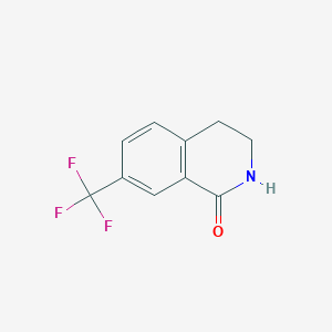 7-(trifluoromethyl)-1,2,3,4-tetrahydroisoquinolin-1-oneͼƬ