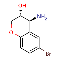 (3R,4S)-4-amino-6-bromo-3,4-dihydro-2H-1-benzopyran-3-olͼƬ