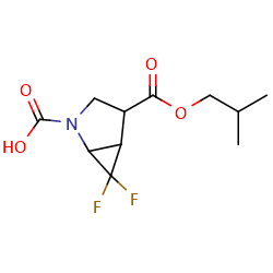 6,6-difluoro-4-[(2-methylpropoxy)carbonyl]-2-azabicyclo[3,1,0]hexane-2-carboxylicacidͼƬ