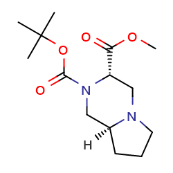 2-tert-butyl3-methyl(3S,8aS)-octahydropyrrolo[1,2-a]piperazine-2,3-dicarboxylateͼƬ