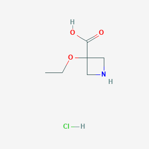 3-Ethoxyazetidine-3-carboxylicacidhydrochlorideͼƬ