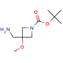 1-Boc-3-aminomethyl-3-methoxyazetidineͼƬ