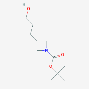 Tert-Butyl3-(3-hydroxypropyl)azetidine-1-carboxylateͼƬ