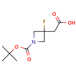 1-Boc-3-fluoro-3-azetidineaceticacidͼƬ