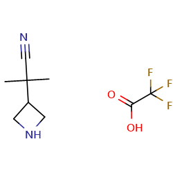 2-(Azetidin-3-yl)-2-methylpropanenitrile2,2,2-trifluoroacetateͼƬ