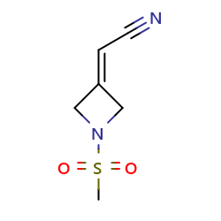 2-(1-Methanesulfonylazetidin-3-ylidene)acetonitrileͼƬ