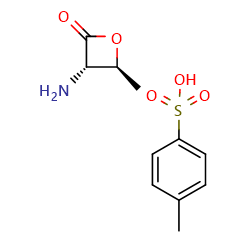 (3S,4S)-3-amino-4-methyl-oxetan-2-one4-methylbenzenesulfonicacidͼƬ