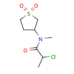 2-chloro-N-(1,1-dioxo-1?-thiolan-3-yl)-N-methylpropanamideͼƬ
