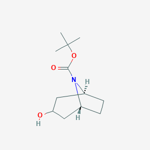 Tert-Butyl3-endo-3-hydroxy-8-azabicyclo[3,2,1]octane-8-carboxylateͼƬ