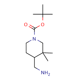 tert-butyl4-(aminomethyl)-3,3-dimethylpiperidine-1-carboxylateͼƬ