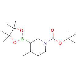 tert-butyl4-methyl-5-(4,4,5,5-tetramethyl-1,3,2-dioxaborolan-2-yl)-1,2,3,6-tetrahydropyridine-1-carboxylateͼƬ