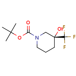 tert-butyl(3R)-3-hydroxy-3-(trifluoromethyl)piperidine-1-carboxylateͼƬ