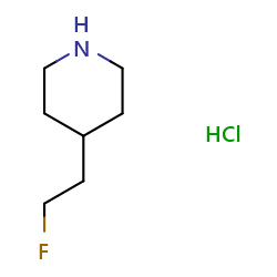 4-(2-fluoroethyl)piperidinehydrochlorideͼƬ