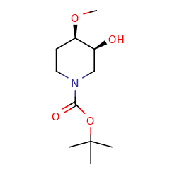 cis-1-boc-4-methoxy-3-hydroxypiperidineͼƬ