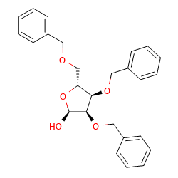 (2S,3R,4R,5R)-3,4-bis(benzyloxy)-5-[(benzyloxy)methyl]oxolan-2-olͼƬ