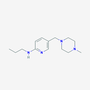 5-[(4-methylpiperazin-1-yl)methyl]-N-propylpyridin-2-amineͼƬ