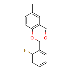 2-[(2-fluorophenyl)methoxy]-5-methylbenzaldehydeͼƬ