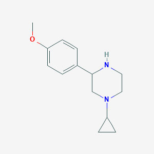 1-cyclopropyl-3-(4-methoxyphenyl)piperazineͼƬ