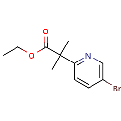 ethyl2-(5-bromopyridin-2-yl)-2-methylpropanoateͼƬ