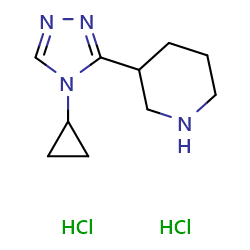 3-(4-cyclopropyl-4H-1,2,4-triazol-3-yl)piperidinedihydrochlorideͼƬ